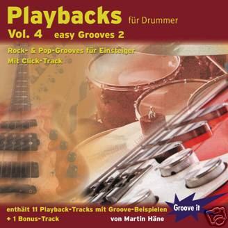 Playbacks fÃ¼r Drummer Vol. 4 easy Grooves 2